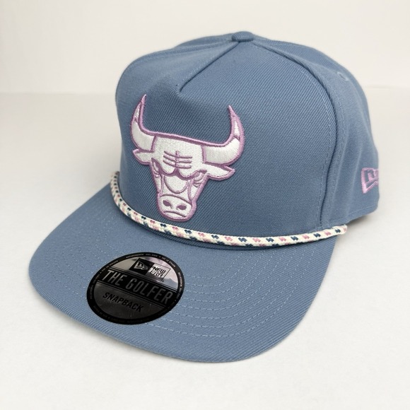 New Era Other - Chicago Bulls NWT New Era Golfer Hat Adjustable Snapback Baby Blue Rope NBA